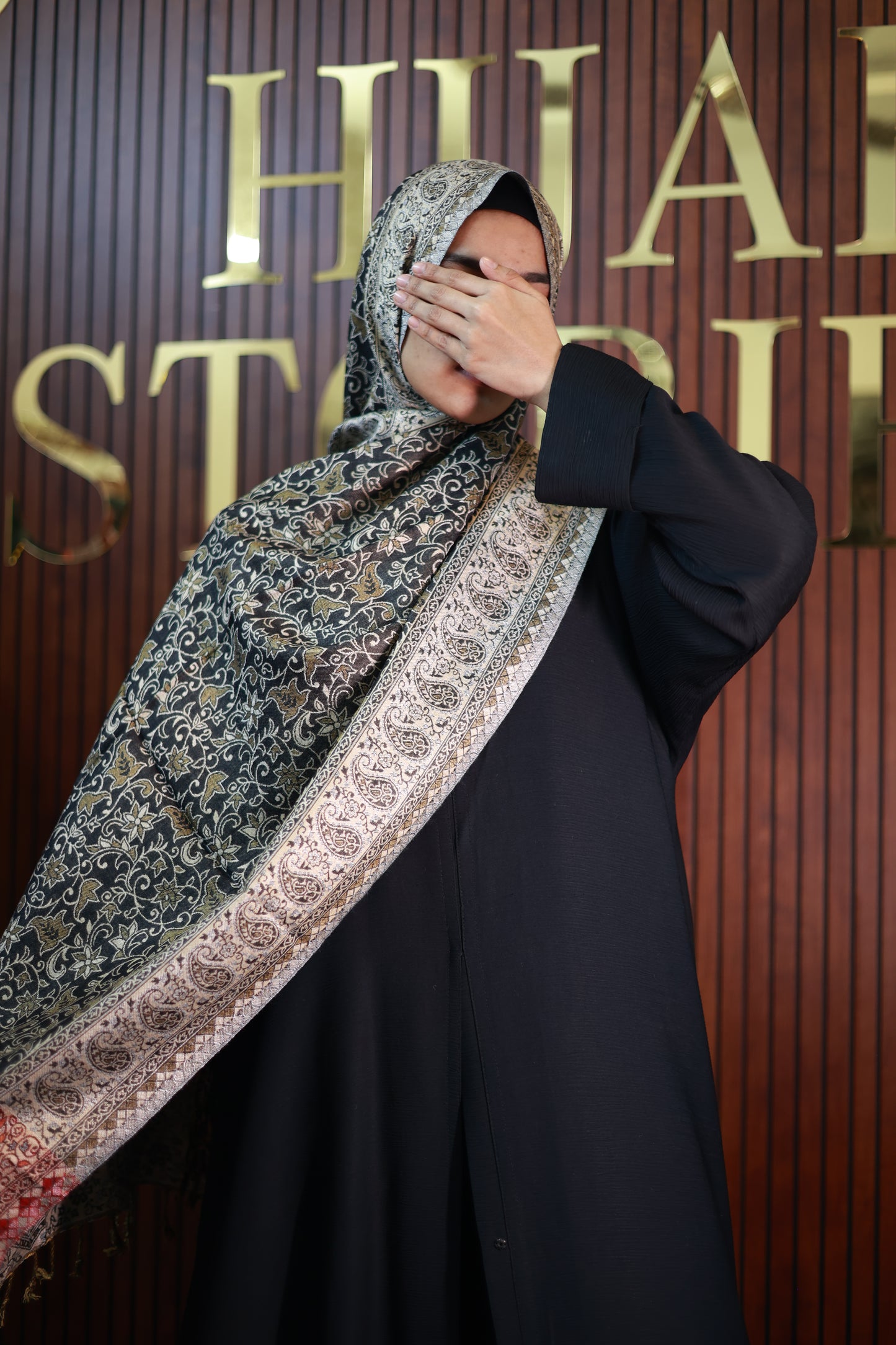 007 Premium Woven Pashmina Shawl Wrap Scarf