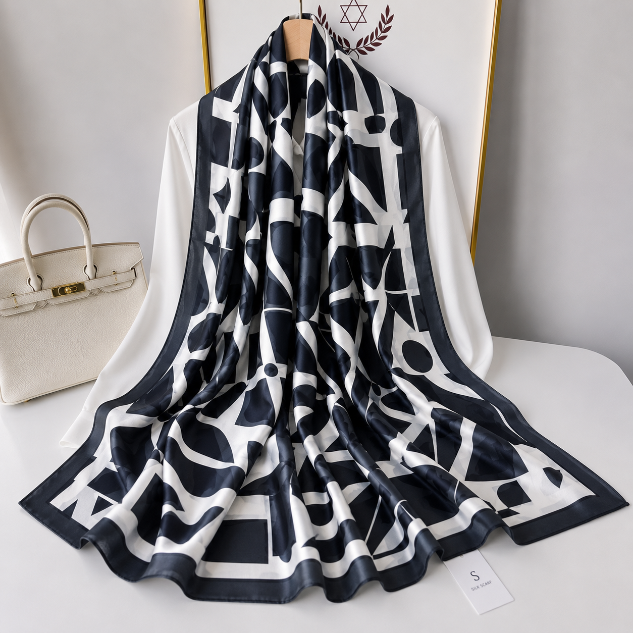 Timeless Printed Silk Scarf Monsoon Edition 26'