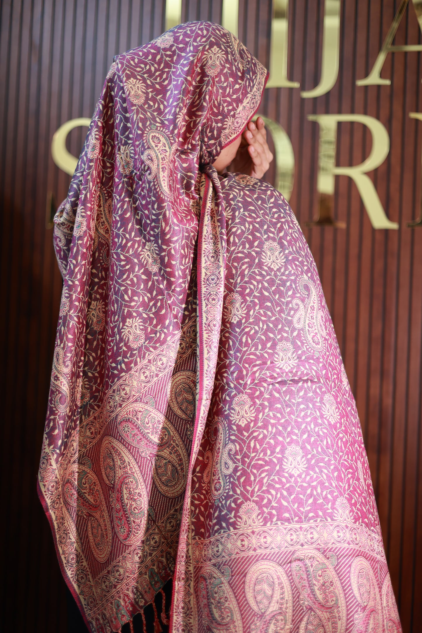 018 Premium Woven Pashmina Shawl Wrap Scarf