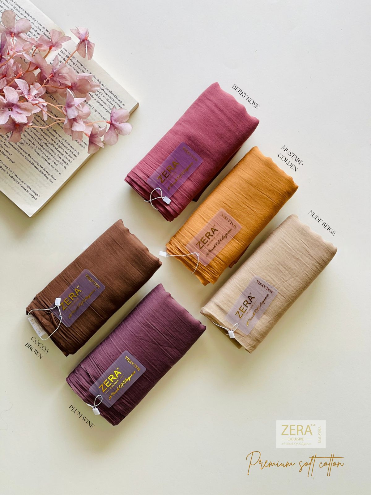 Zera Premium Soft Cotton Hijabs