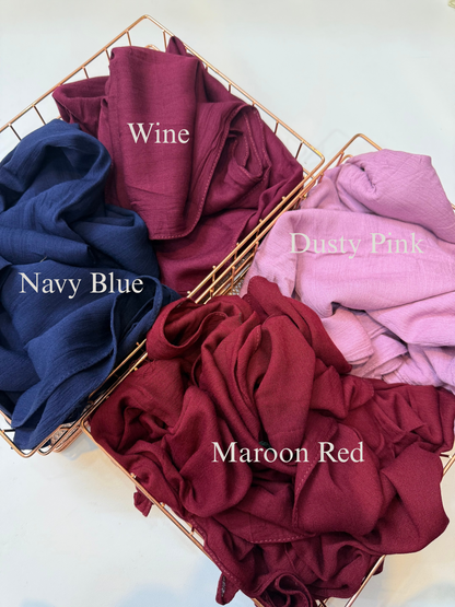 Premium Crush Cotton Hijabs