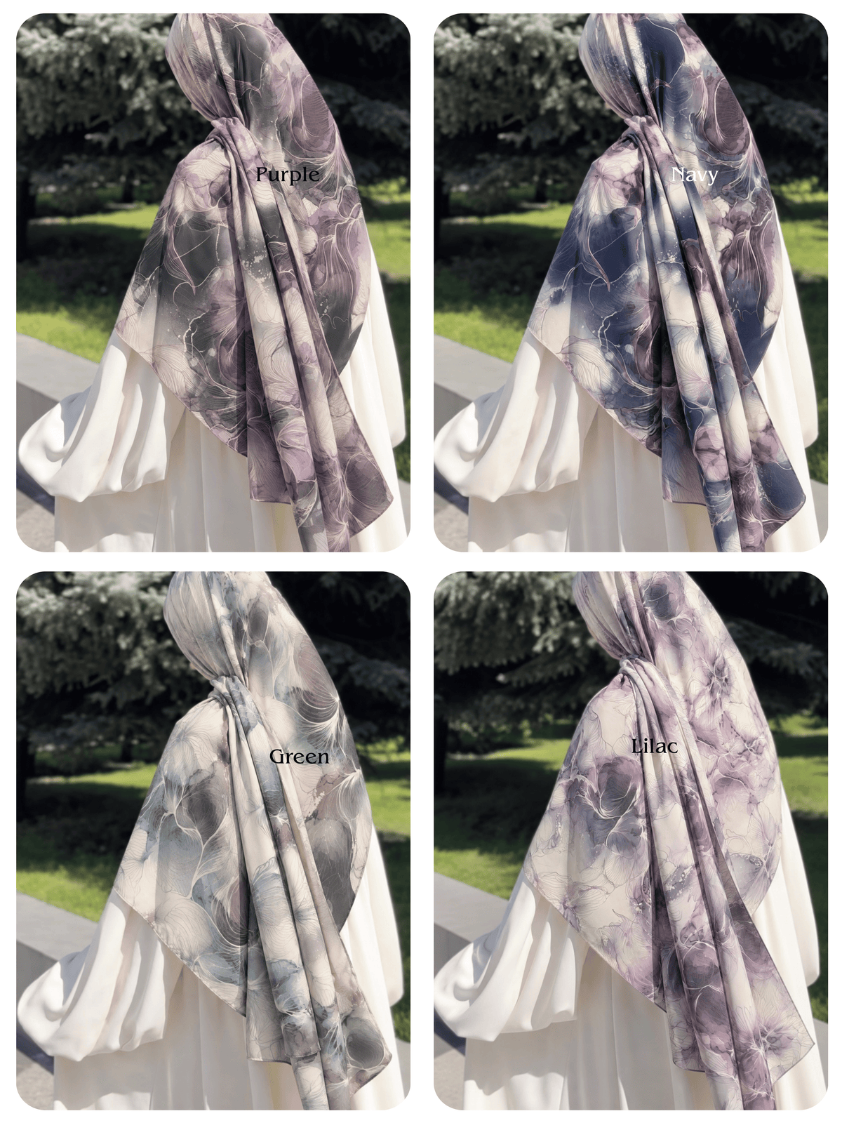 Galaxy Printed Cotton Hijabs