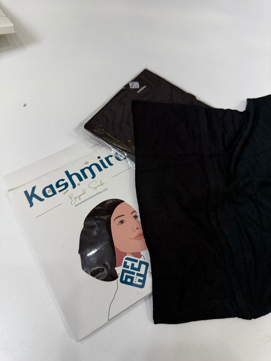 Kashmira Ultra Premium Black Tube Cap