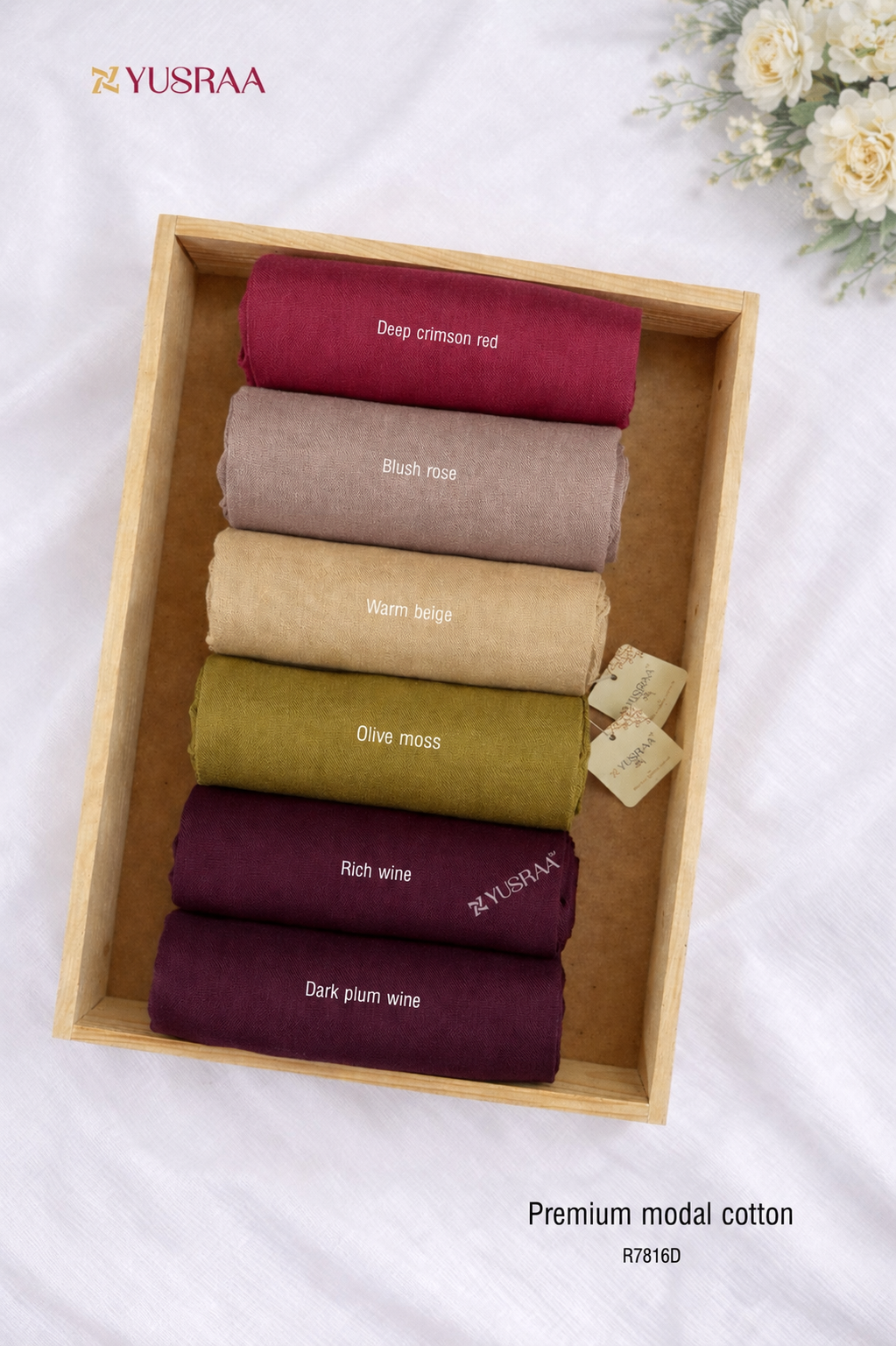 Yusraa Extra Soft Modal Cotton Hijabs Summer Edition 26’