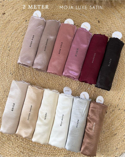 MOJA Luxe Satin 2 Meters Hijabs