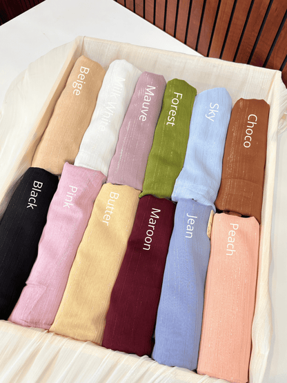 Yusra Georgette Shimmer Hijabs Monsoon 26’