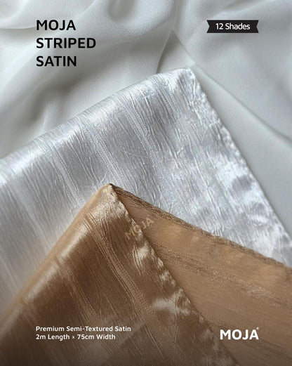 MOJA Striped Satin Hijabs