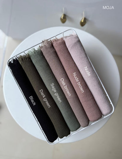 MOJA Modal Crinkle Cotton Hijabs