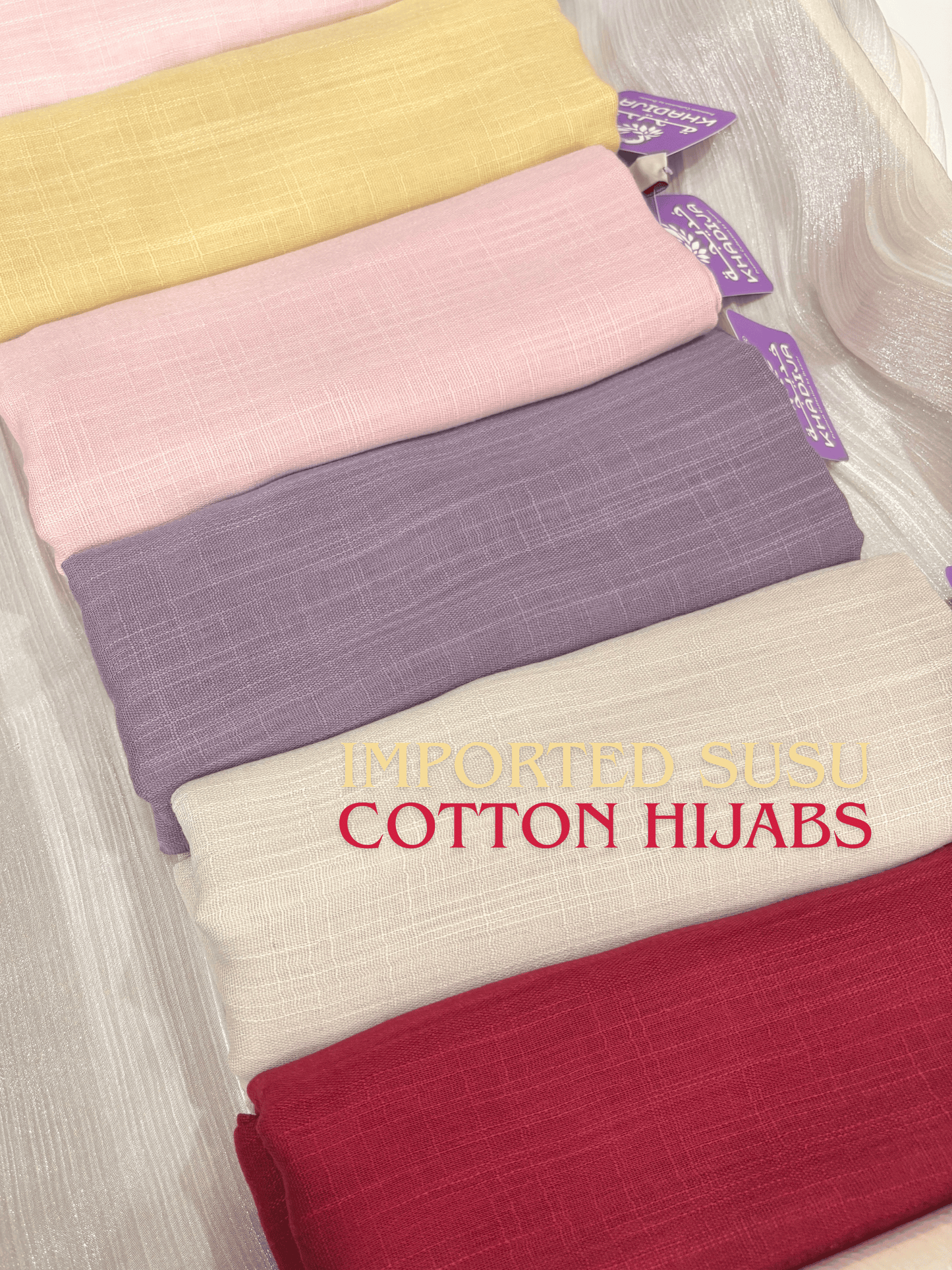 Imported SUSU Cotton Hijabs