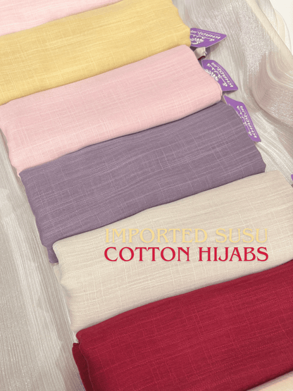 Imported SUSU Cotton Hijabs