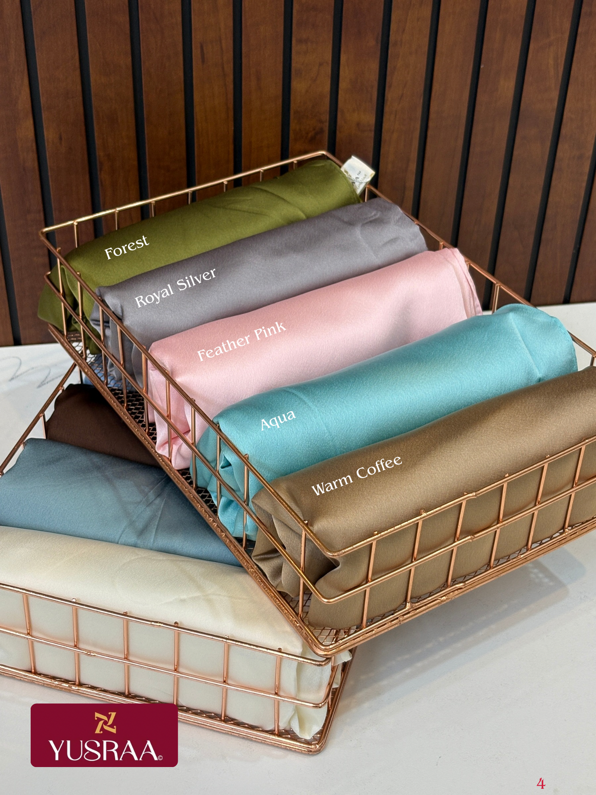 Yusraa Armani Silk Satin Hijabs