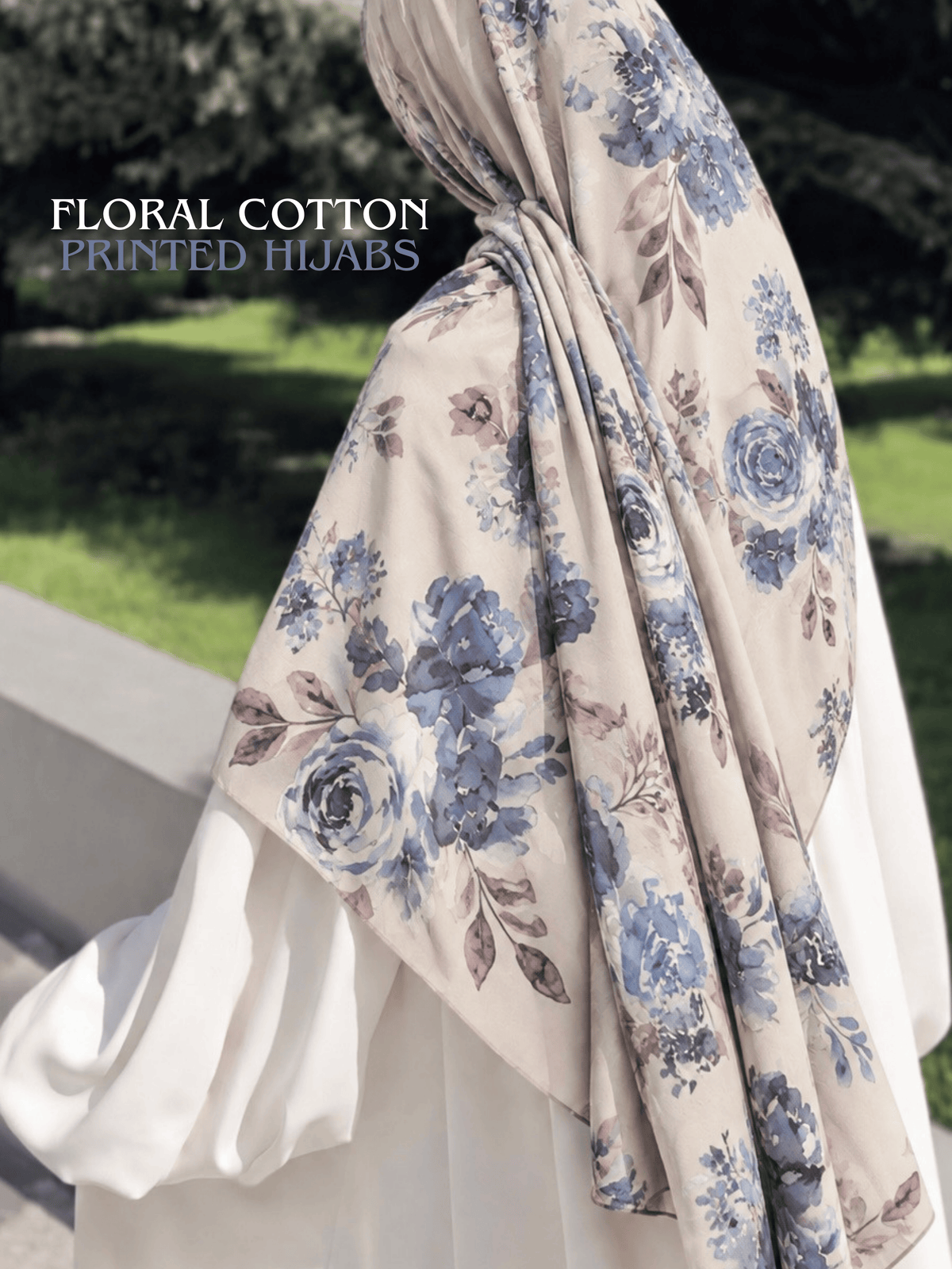 Floral Cotton Printed Hijabs