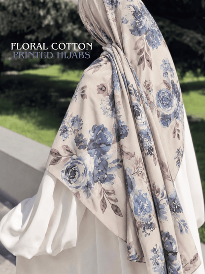 Floral Cotton Printed Hijabs