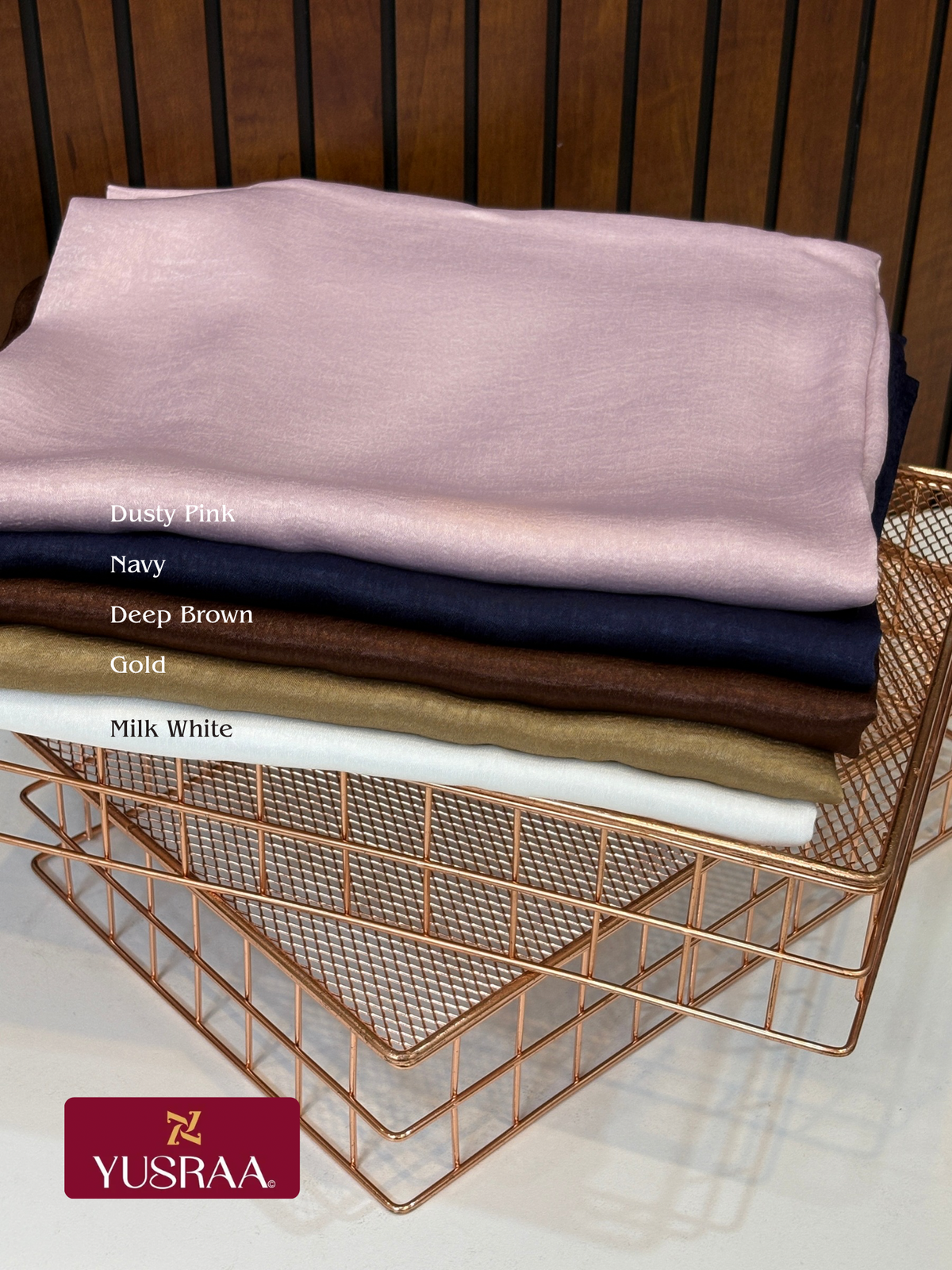 Yusraa Velvet Satin Hijabs | Soft Party Wear Hijabs