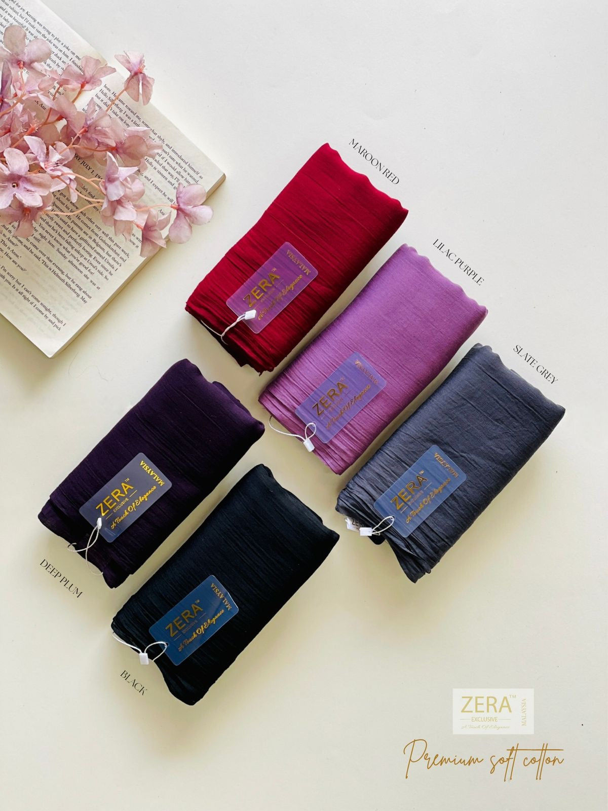 Zera Premium Soft Cotton Hijabs