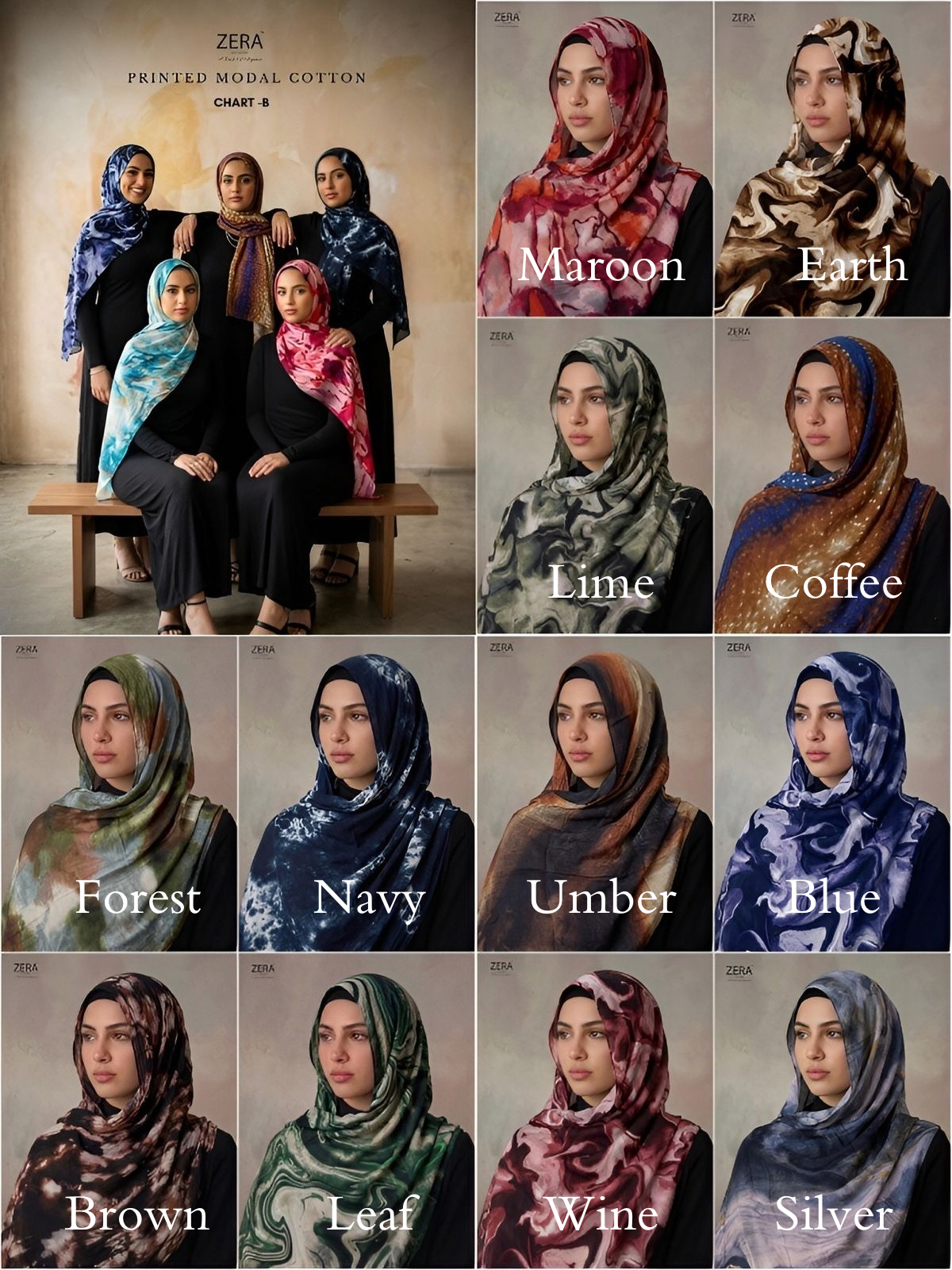 Zera Printed Modal Hijabs