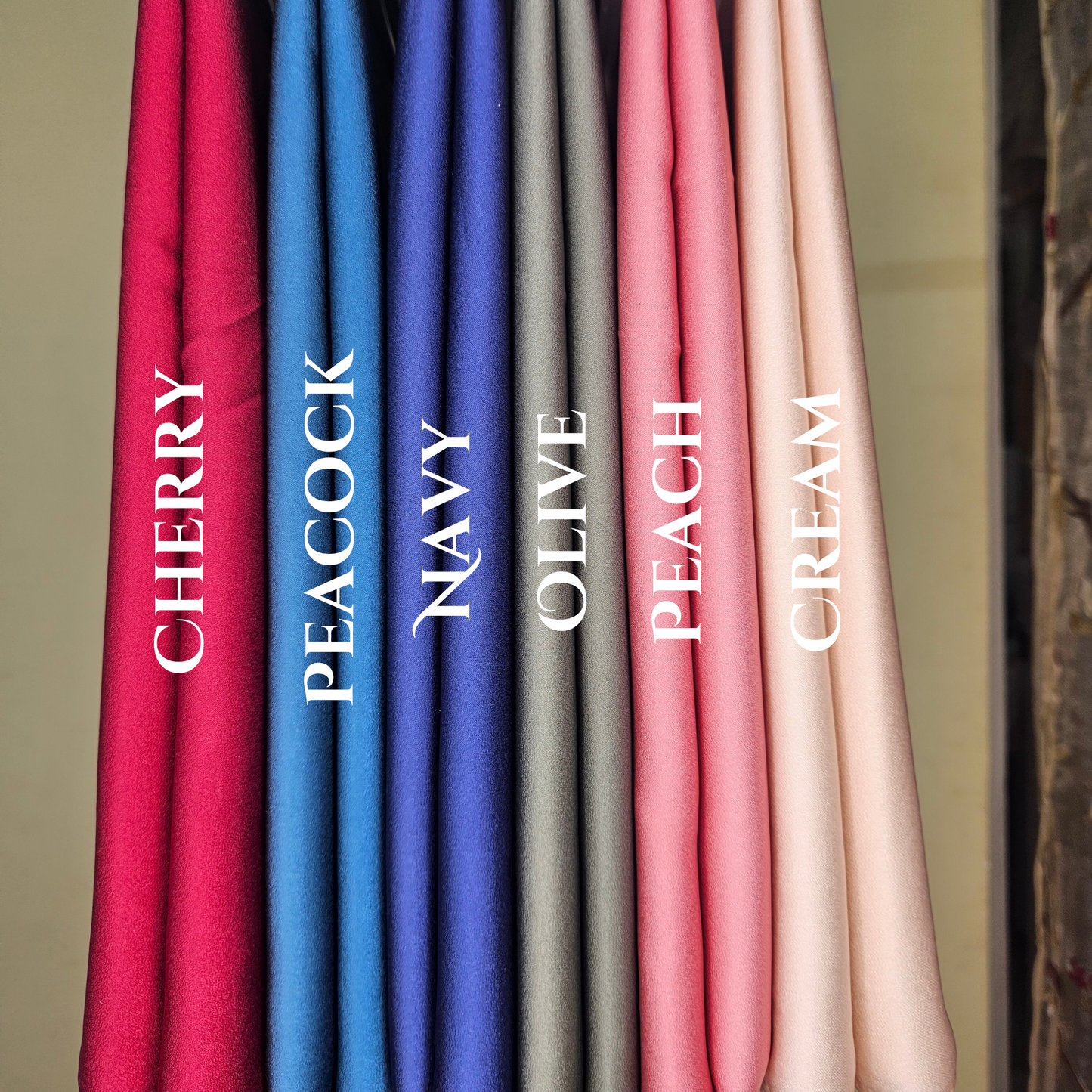 Premium Plain Satin Hijabs