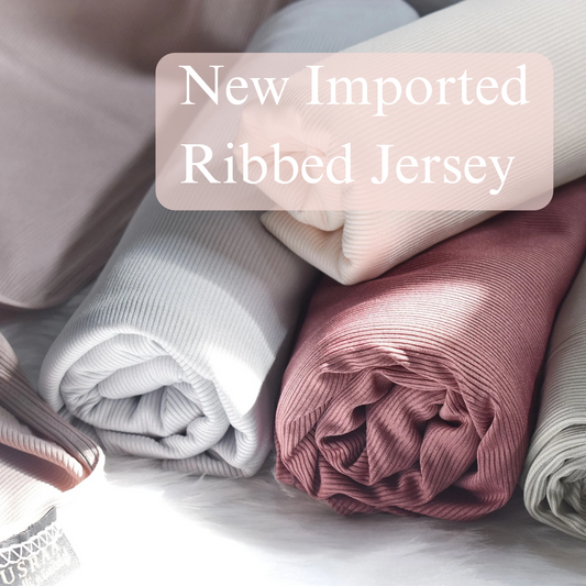 New Imported Ribbed Jersey Hijabs