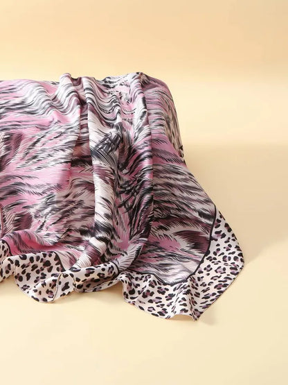 Pink Wild Square Scarf
