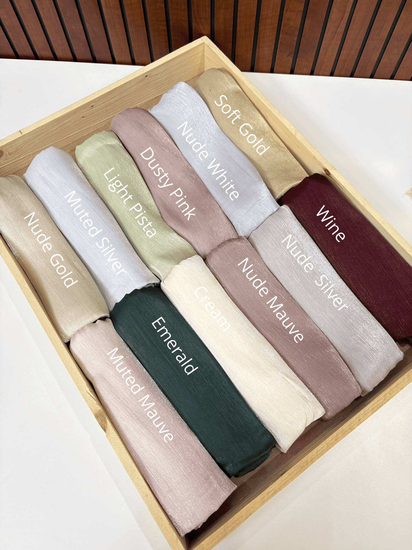 Yusraa Organza Shimmer Hijabs 2M Monsoon 26'