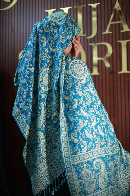 028 Premium Woven Pashmina Shawl Wrap Scarf