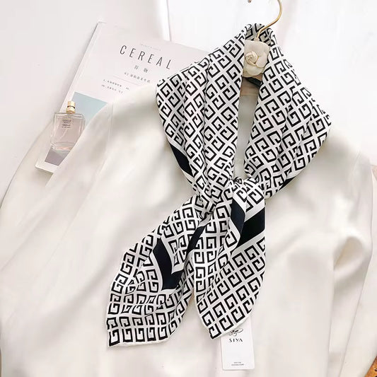 Classic Rustic G Printed Square Scarf