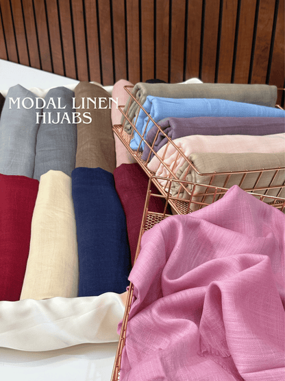Imported Modal Linen Hijabs Monsoon 26'