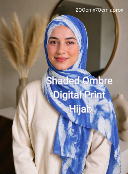 Shaded Ombre Chiffon Hijabs
