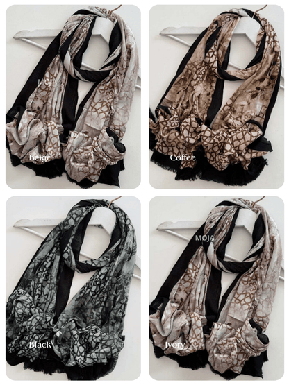 MOJA Printed Modal Crinkle Hijabs