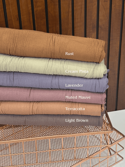 Cotton Line Pleated Hijabs