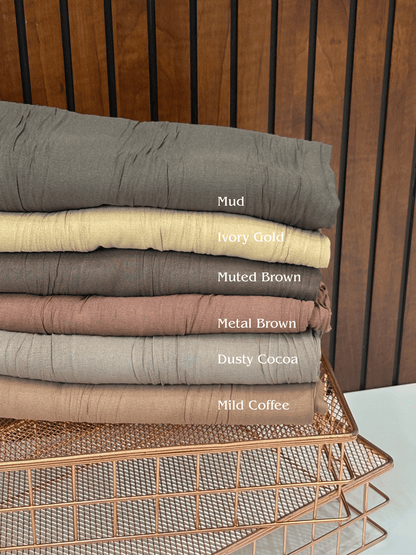 Cotton Line Pleated Hijabs
