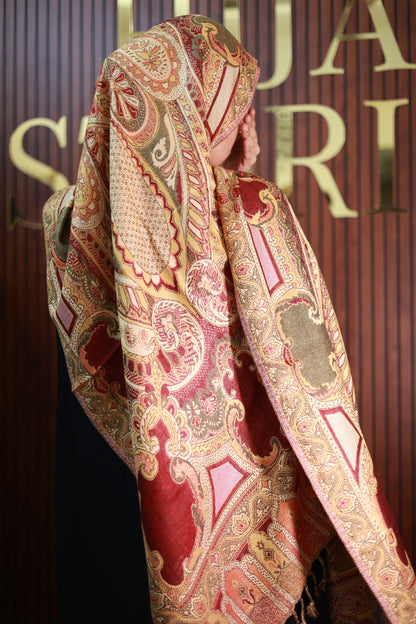 047 Premium Woven Pashmina Shawl Wrap Scarf