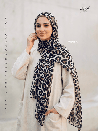 Animal Printed Modal Cotton Hijabs