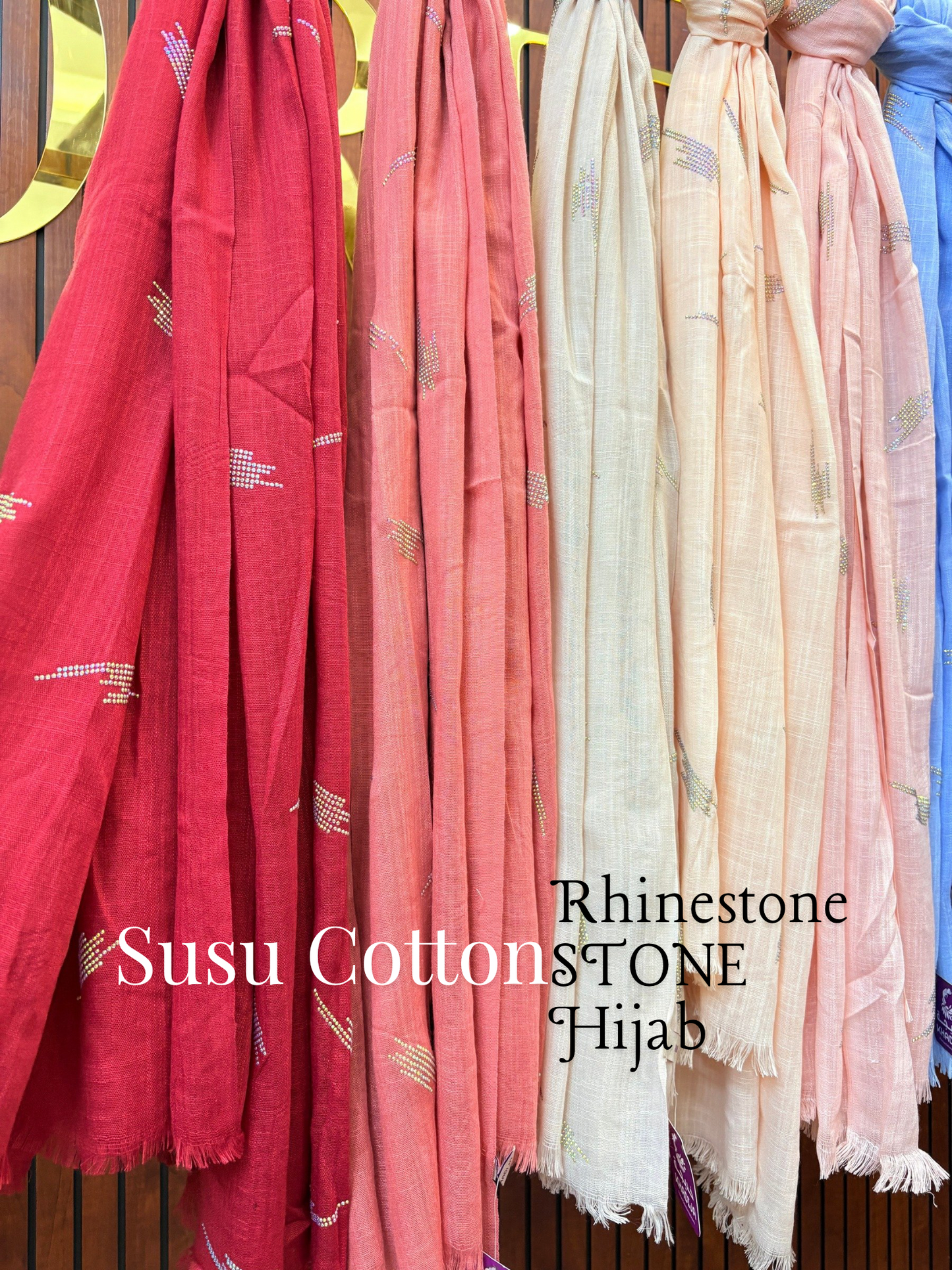 Susu Cotton Rhinestone Hijabs