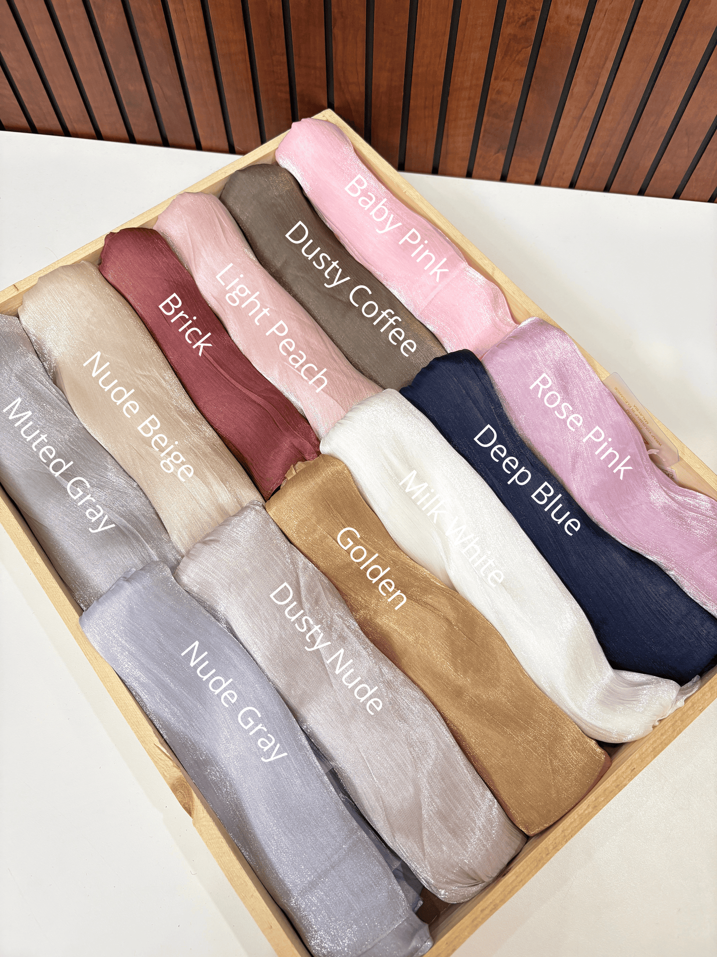 Imported Organza Shimmer 2M Hijabs Monsoon 26'