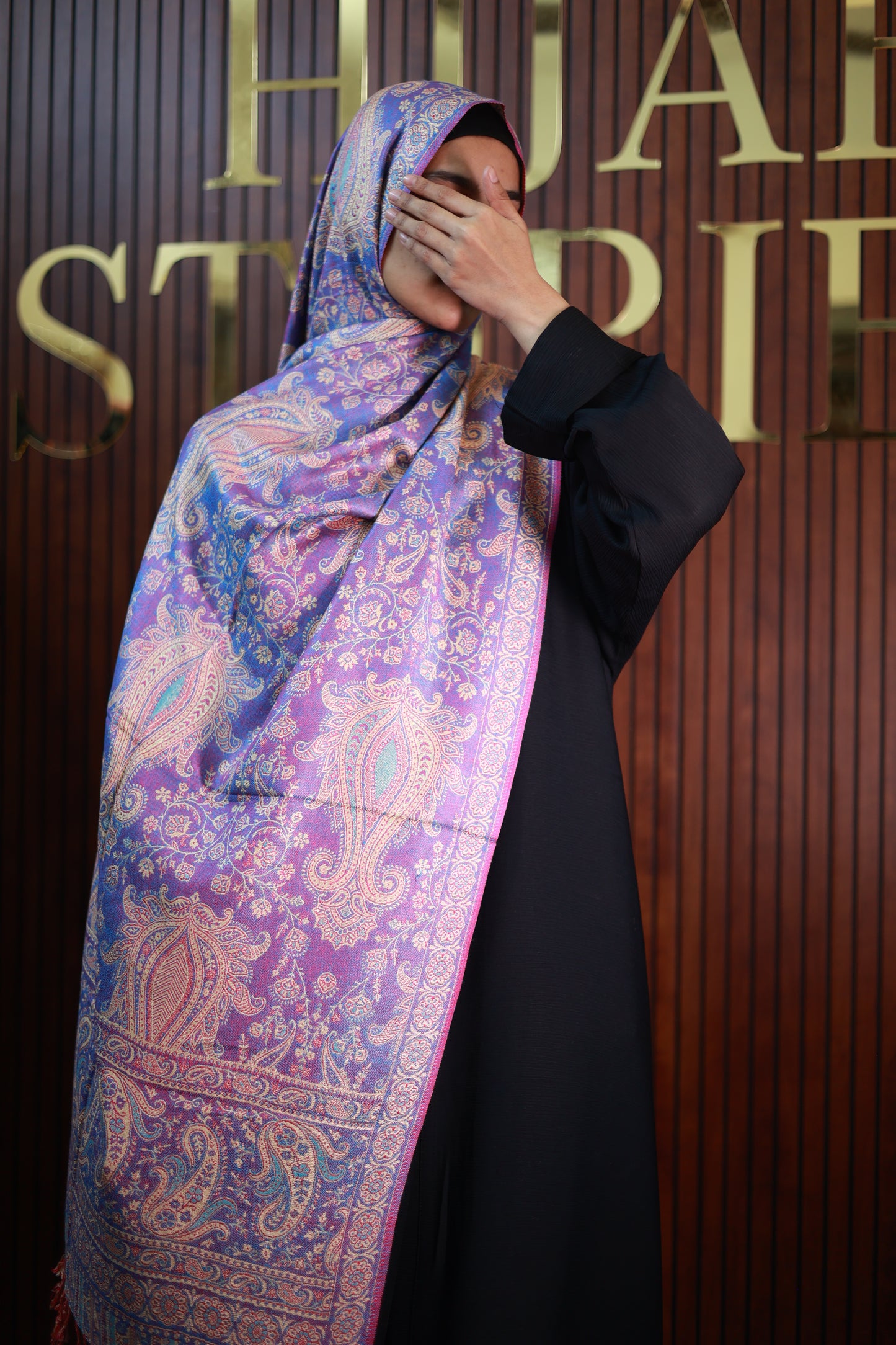 040 Premium Woven Pashmina Shawl Wrap Scarf