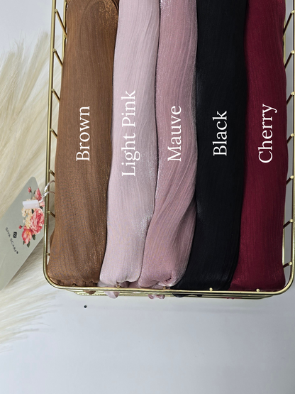 Siya Premium Crush Organza Hijabs