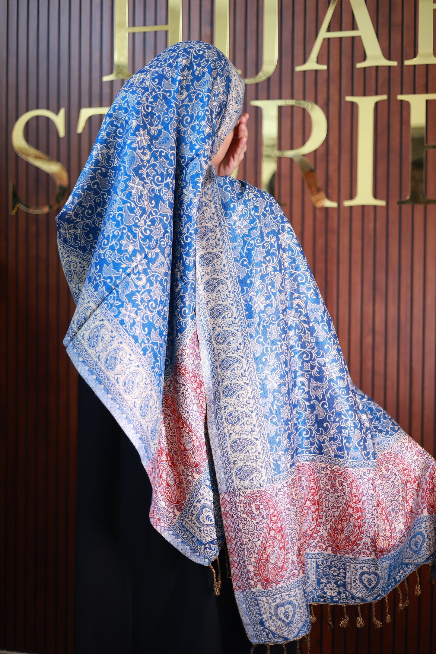 017 Premium Woven Pashmina Shawl Wrap Scarf