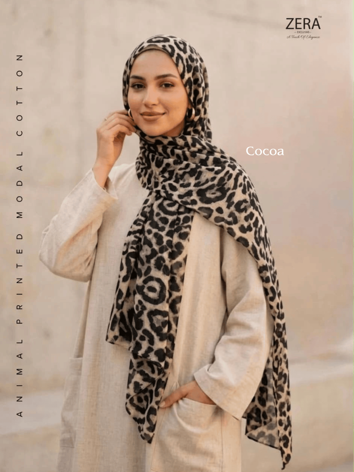 Animal Printed Modal Cotton Hijabs