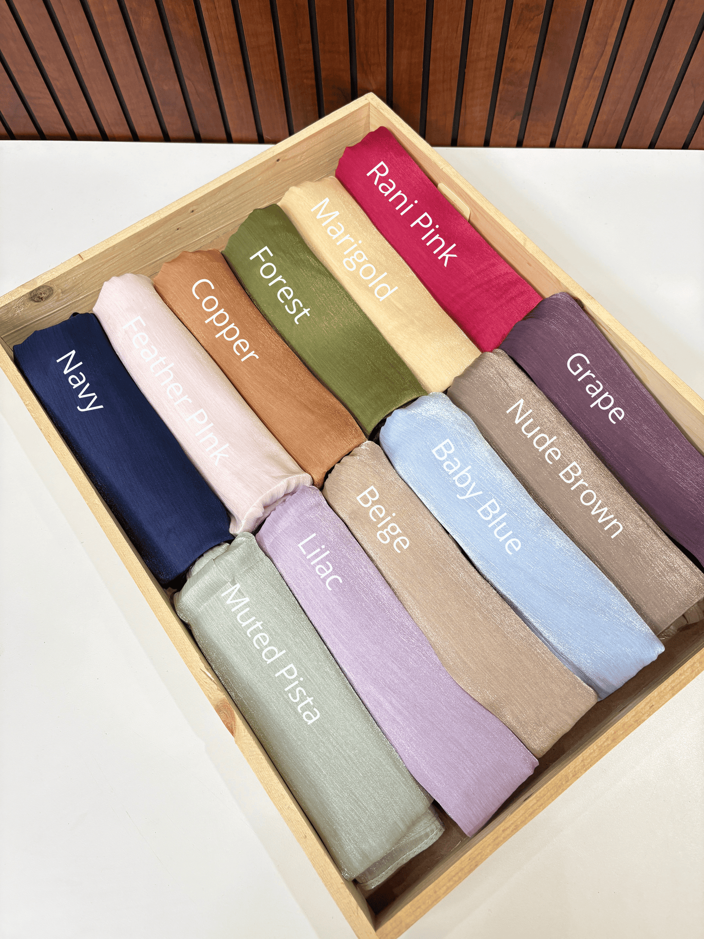 Yusraa Organza Shimmer Hijabs 2M Monsoon 26'