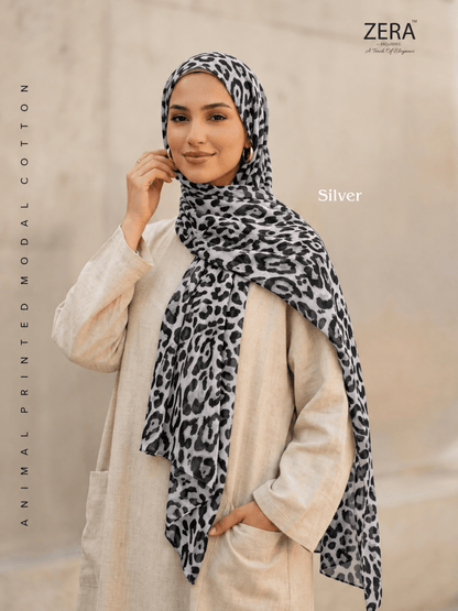 Animal Printed Modal Cotton Hijabs