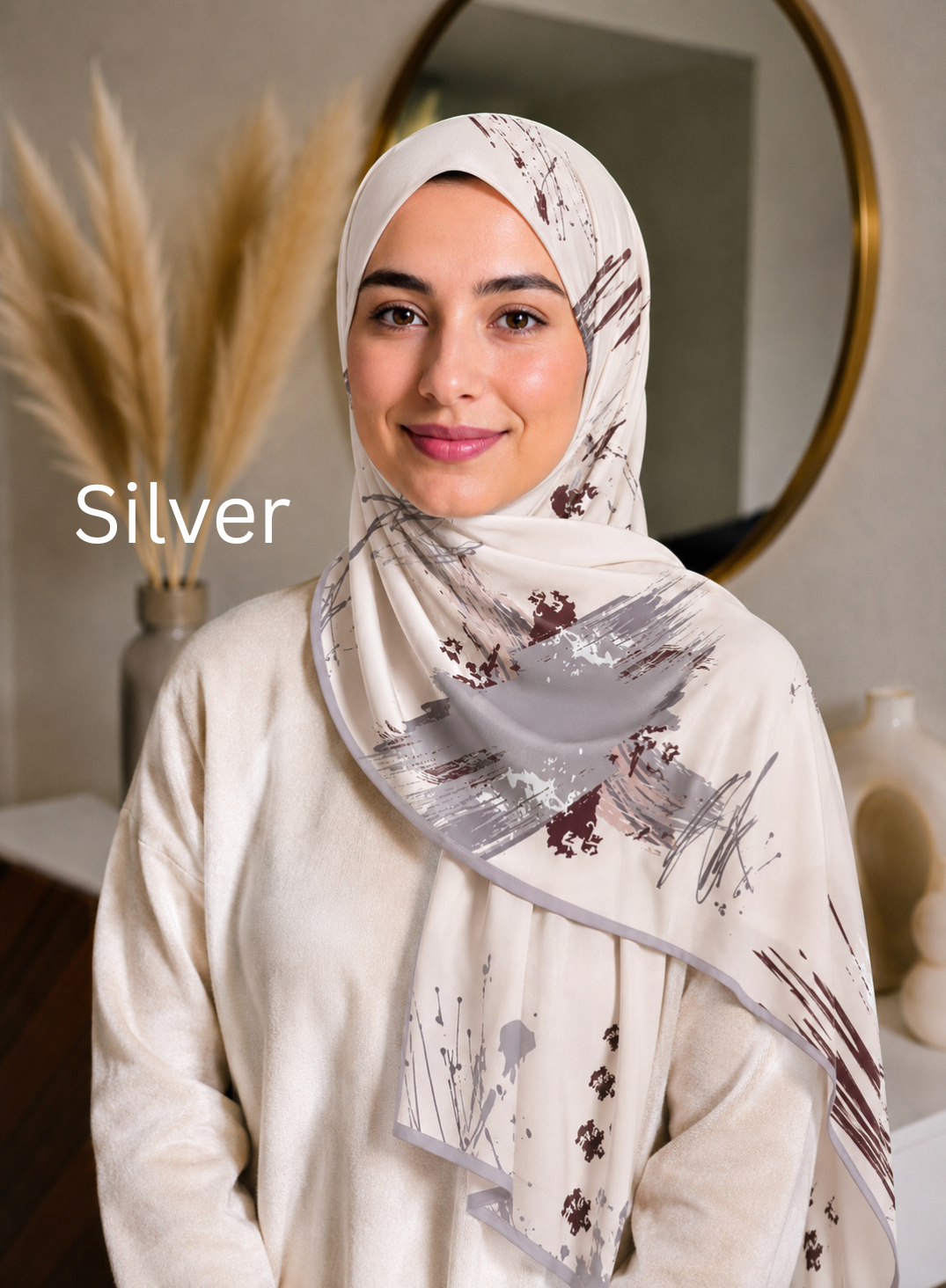 Artists Wave Print Imported Hijabs 2M