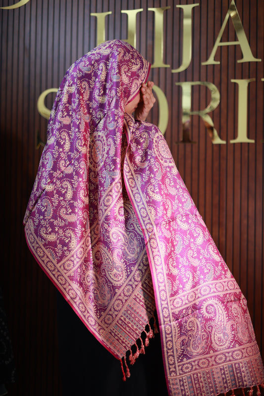 027 Premium Woven Pashmina Shawl Wrap Scarf