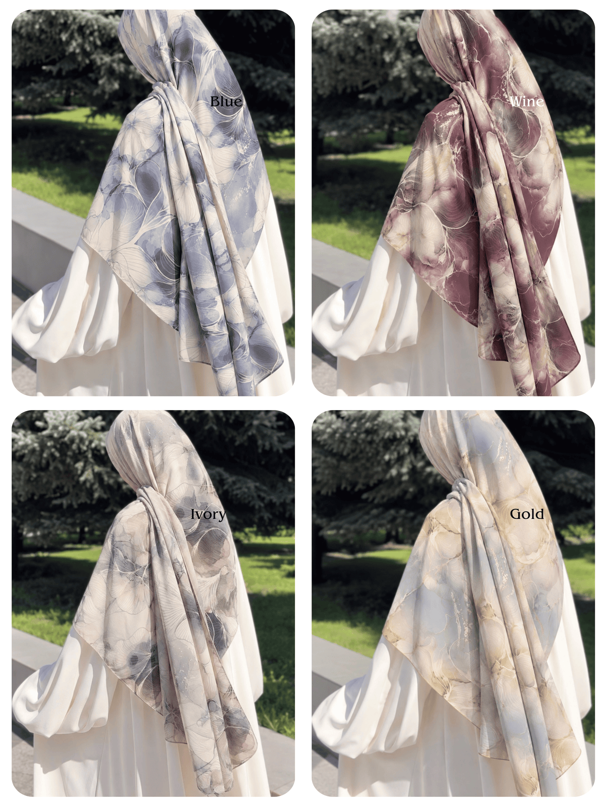 Galaxy Printed Cotton Hijabs