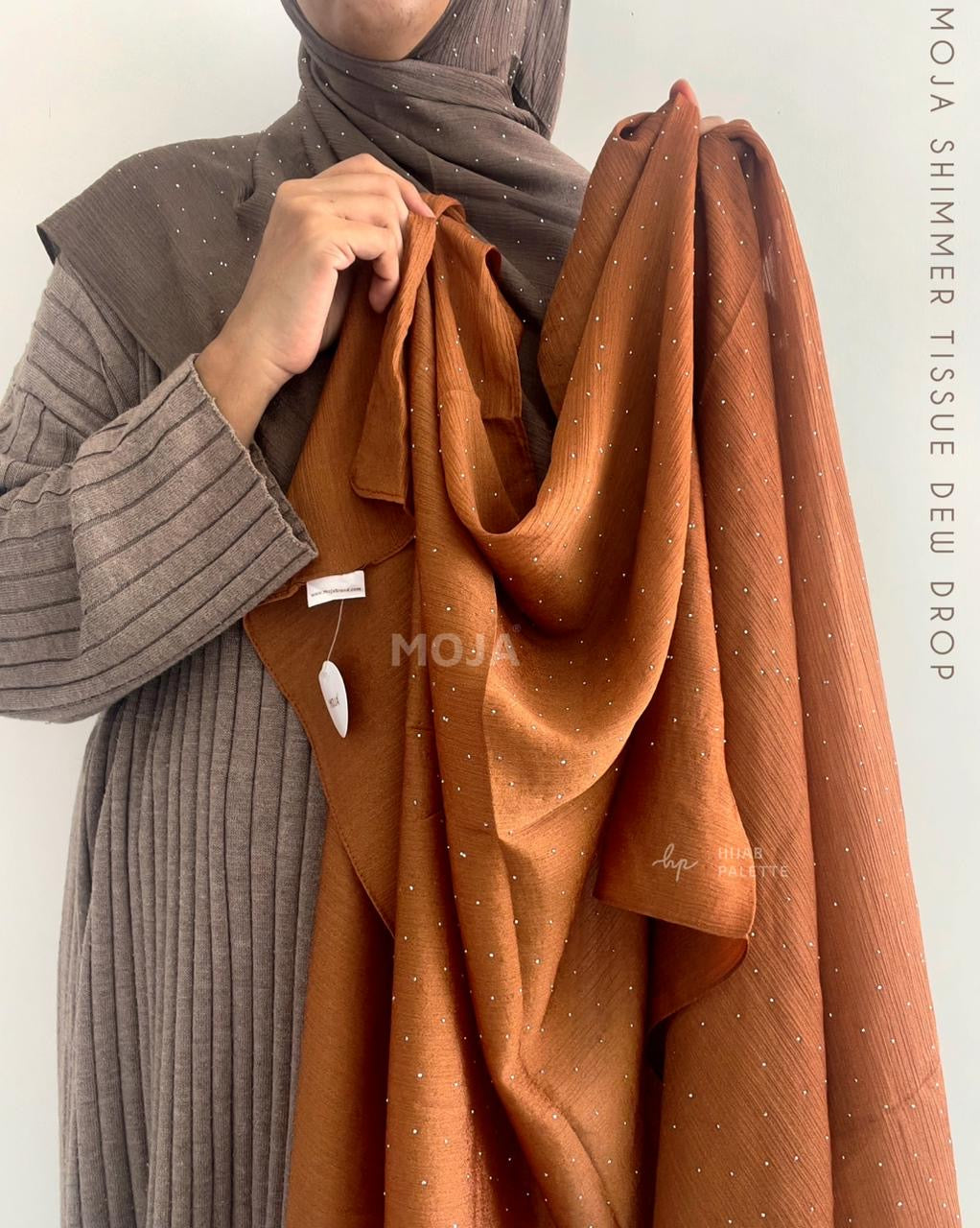 MOJA Shimmer Tissue Dew Drop Hijabs