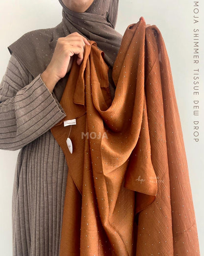 MOJA Shimmer Tissue Dew Drop Hijabs