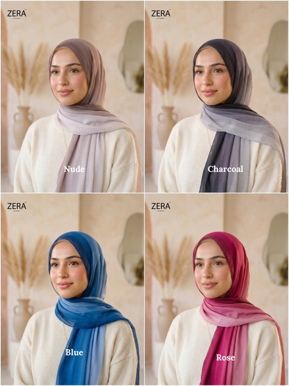 Zera Premium Stripped Ombre Chiffon Summer 26’
