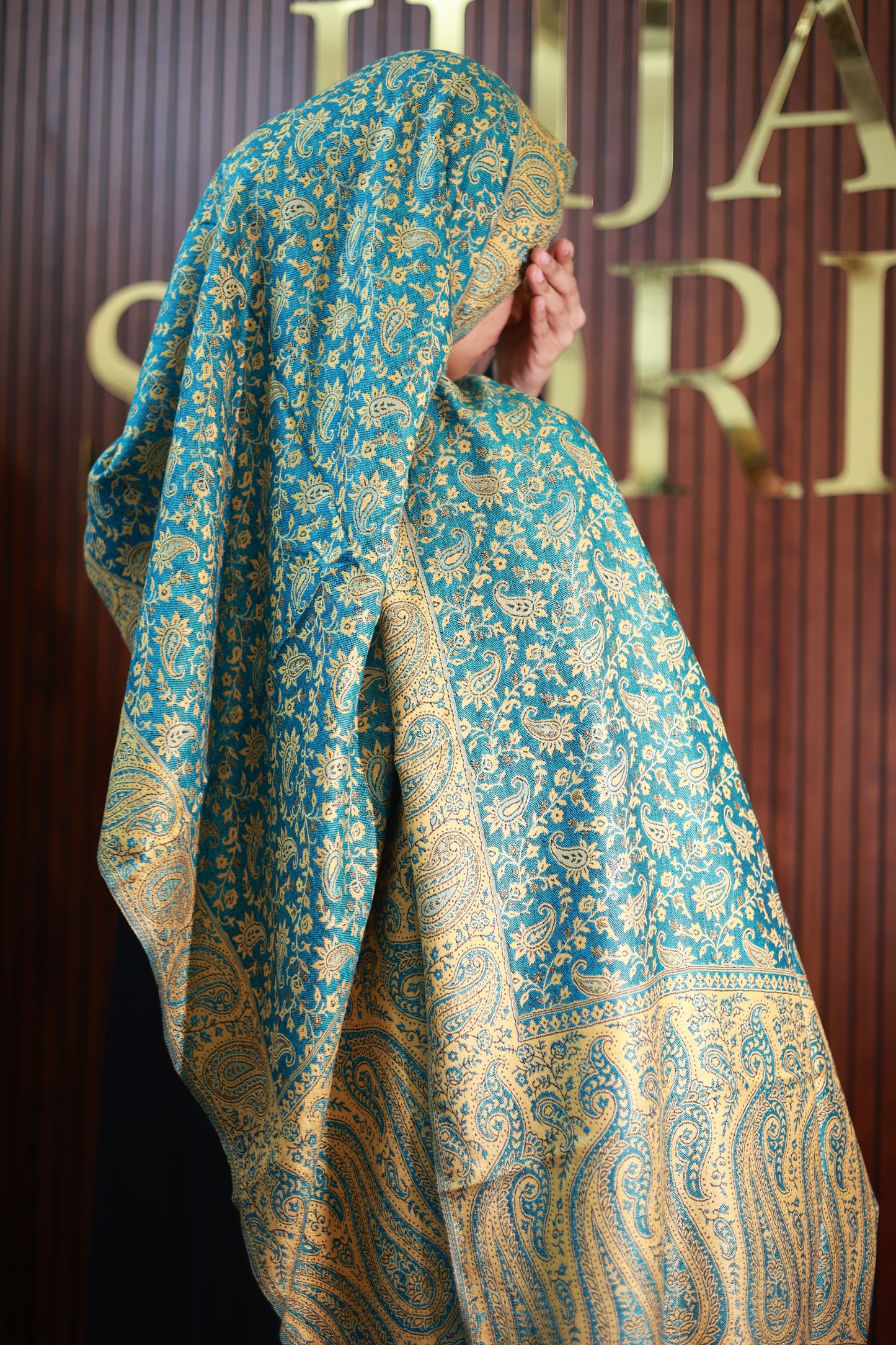 034 Premium Woven Pashmina Shawl Wrap Scarf