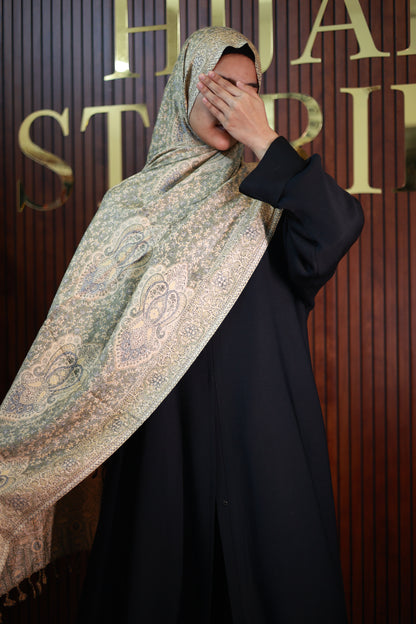 008 Premium Woven Pashmina Shawl Wrap Scarf