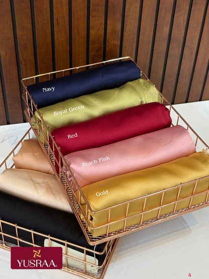 Yusraa Armani Silk Satin Hijabs